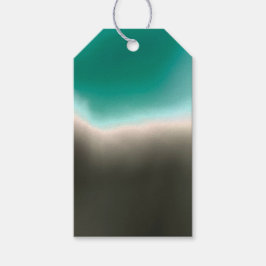 Cadeaubijlage voor de kustlijn cadeaulabel