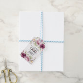 Cadeaubijschrift voor een babyshower cadeaulabel (Met Touw)