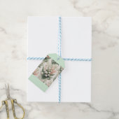 Cadeaubijslaboon van lelietje-van-dalen cadeaulabel (Met Touw)