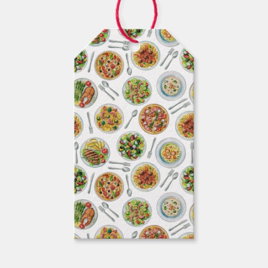 Cadeaubijslag voor eten cadeaulabel (Voorkant)