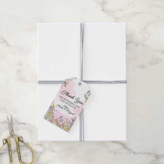 Cadeaubijslage Cadeaulabel (Met Touw)