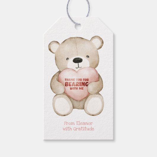 Cadeaubijslage Cadeaulabel (Voorkant)