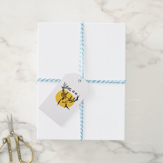 Cadeaubijslage Cadeaulabel (Met Touw)