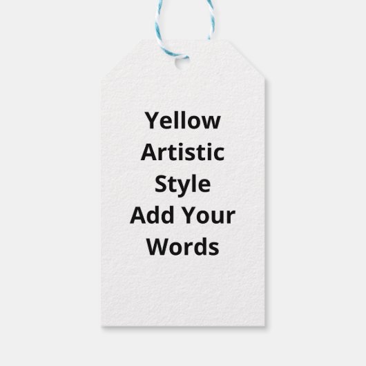 Cadeaubijslage Cadeaulabel (Achterkant)
