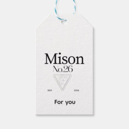 Cadeaubijslage Cadeaulabel