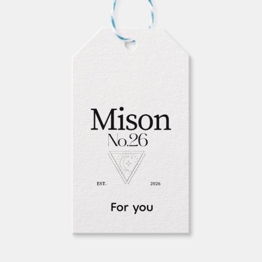 Cadeaubijslage Cadeaulabel (Voorkant)