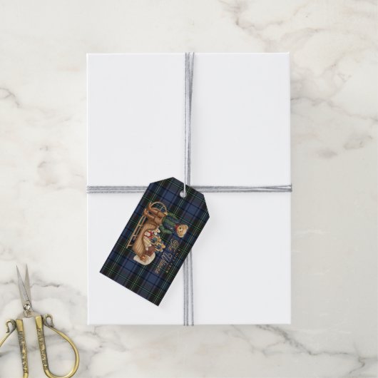 Cadeaubijslage Cadeaulabel (Met Touw)