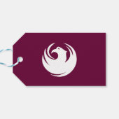 Cadeaubijslage met vlag van Phoenix, Arizona Cadeaulabel (Achterkant Horizontaal)