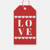 Cadeaubijslage 'Van & Tot liefde' Cadeaulabel (Achterkant)
