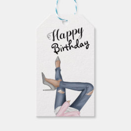 Cadeaubijslagen met stijl voor haar cadeaulabel