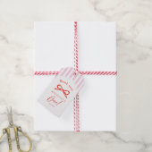 Cadeaubijslagers voor de eerste verjaardag van de cadeaulabel (Met Touw)