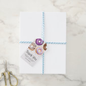 Cadeaubijslags Donut Baby Cadeaulabel (Met Touw)