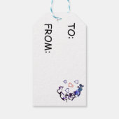 Cadeaubijslags 'Ontketen mijn hart' Cadeaulabel (Achterkant)