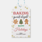 Cadeaubijslagschildjes "Gebakken met Liefde" | Ker Cadeaulabel (Voorkant)