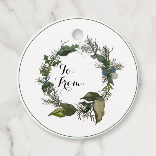 Cadeaubijslagtags-Favor Tags Bedankjes Labels (Voorkant)