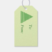 Cadeaubijsluiter - Grafische Boom Cadeaulabel (Voorkant)