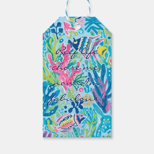 Cadeaubijsluiter in stijlvol grafisch ontwerp cadeaulabel (Voorkant)