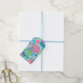 Cadeaubijsluiter in stijlvol grafisch ontwerp cadeaulabel (Met Touw)