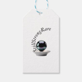 Cadeaubijsluiter met persoonlijke boodschap cadeaulabel