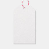 Cadeaubijsluiter van Kerstman Noordpool Officieel Cadeaulabel (Achterkant)