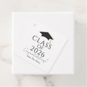 Cadeaubijsluiter voor de klas van 2026 bedankjes labels (In situ)