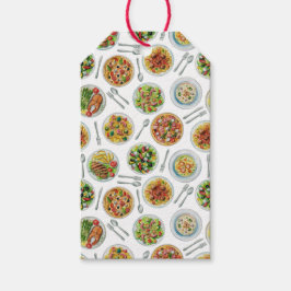 Cadeaubijsluiter voor eten cadeaulabel