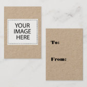 Cadeaubijsluiters Contactkaartje (Voorkant / Achterkant)