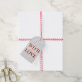Cadeaubijsluiters - Met Liefde Cadeaulabel (Met Touw)
