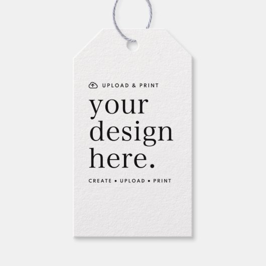 Cadeaubijsluitertje Eigen ontwerp uploaden Cadeaulabel (Voorkant)