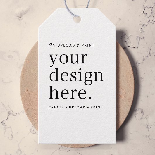 Cadeaubijsluitertje Eigen ontwerp uploaden Cadeaulabel