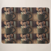 Cadeaubla deken voor kinderen/babyfeestje (Voorkant (horizontaal))