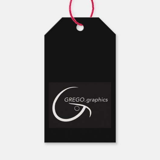 Cadeaublaadje GregoGraphics Cadeaulabel (Voorkant)
