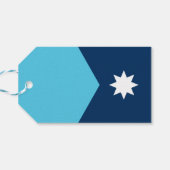 Cadeaublaadje met vlag van Minnesota, VS Cadeaulabel (Achterkant Horizontaal)