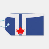Cadeaublaadje met vlag van Toronto, Canada Cadeaulabel (Achterkant Horizontaal)