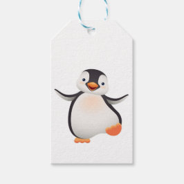 Cadeaublaadjes - Baby Pinguïn Cadeaulabel