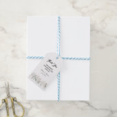 Cadeaublaadjes Bos Wilde Bloemen Cadeaulabel (Met Touw)
