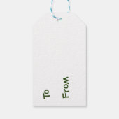 Cadeaublaadjes - Dino Blij Cadeaulabel (Achterkant)