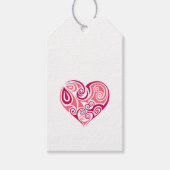 Cadeaublaadjes - Hartjes Valentijnsdag Cadeaulabel (Voorkant)