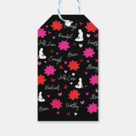 Cadeaublaadjes | Inspiratie Lotusbloem Affirmatie Cadeaulabel