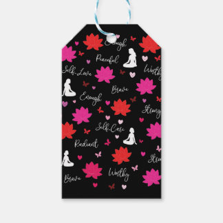 Cadeaublaadjes | Inspiratie Lotusbloem Affirmatie Cadeaulabel