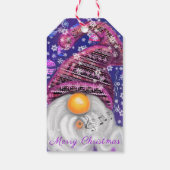 Cadeaublaadjes met Kerstman Kabouter Cadeaulabel (Achterkant)