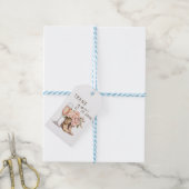 Cadeaublaadjes voor Laarzen en Bruis Cadeaulabel (Met Touw)