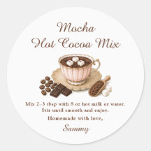 Cadeaublabel Mocha Hot Cocoa Mix