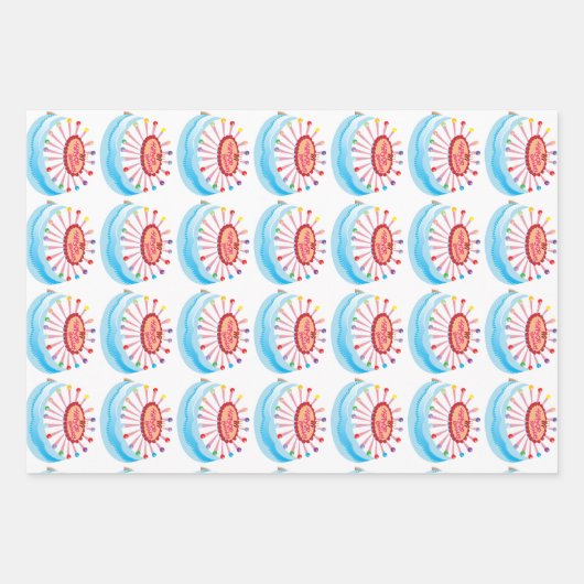 Cadeaublad Inpakpapier Vel (Voorkant 2)