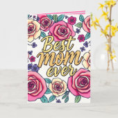 Cadeaubloem luxe moderne collectie kaart (Gele Bloem)