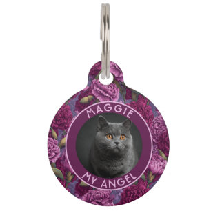 Cadeaubloem voor katteneigenaren huisdierpenning