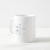 Cadeaubloemboekontwerp voor leraren koffiemok (Voorkant links)