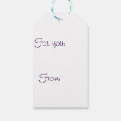 Cadeaubloemen met Ranunculus Labels Cadeaulabel (Achterkant)