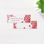 Cadeaubloesem voor spageschenken, gebakken labels mini visitekaartjes (Bureau)