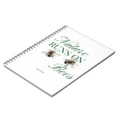 Cadeauboeket voor tuinmannen Red de Bijen voor een Notitieboek (Linkerzijde)